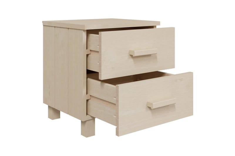 Sängbord honungsbrun 40x35x44,5 cm massiv furu - Brun - Möbler - Bord & matgrupper - Avlastningsbord - Sängbord & nattduksbord