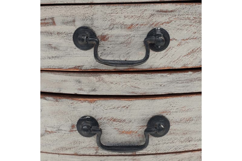 Sängbord i massivt återvunnet trä 48x35x64 cm - Brun - Möbler - Bord & matgrupper - Avlastningsbord - Sängbord & nattduksbord