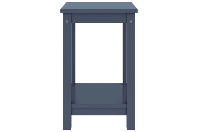 Sängbord ljusgrå 35x30x47 cm massiv furu - Grå - Möbler - Bord & matgrupper - Avlastningsbord - Sängbord & nattduksbord