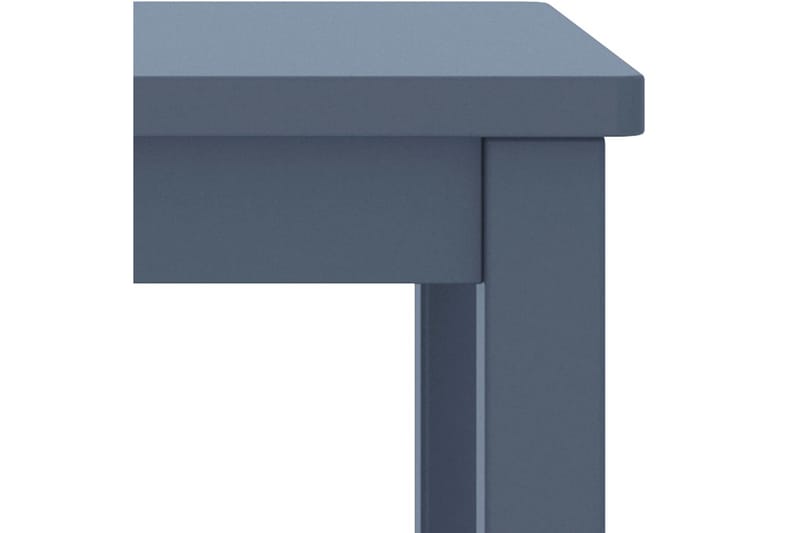 Sängbord ljusgrå 35x30x47 cm massiv furu - Grå - Sängbord & nattduksbord