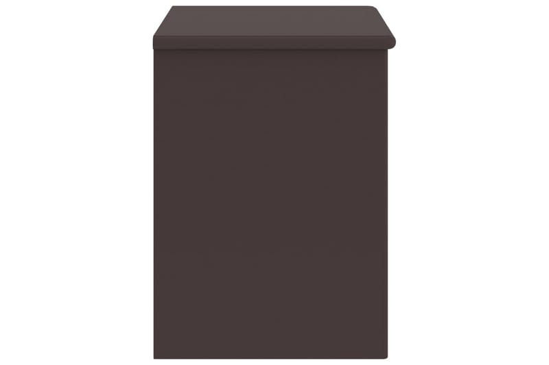 Sängbord mörkbrun 35x30x40 cm massiv furu - Brun - Möbler - Bord & matgrupper - Avlastningsbord - Sängbord & nattduksbord