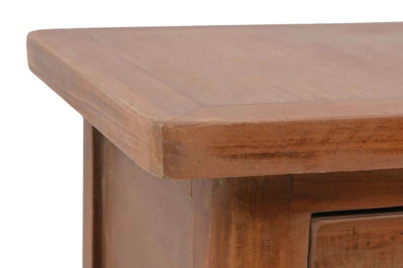 Sängbord massivt granträ 40x29x68 cm brun - Brun - Sängbord & nattduksbord