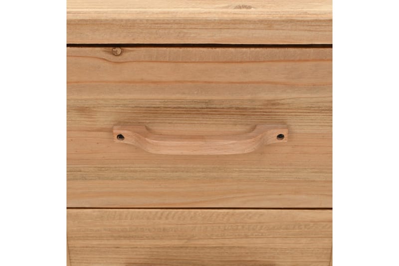 Sängbord massivt granträ 50x35x57 cm - Brun - Möbler - Bord & matgrupper - Avlastningsbord - Sängbord & nattduksbord