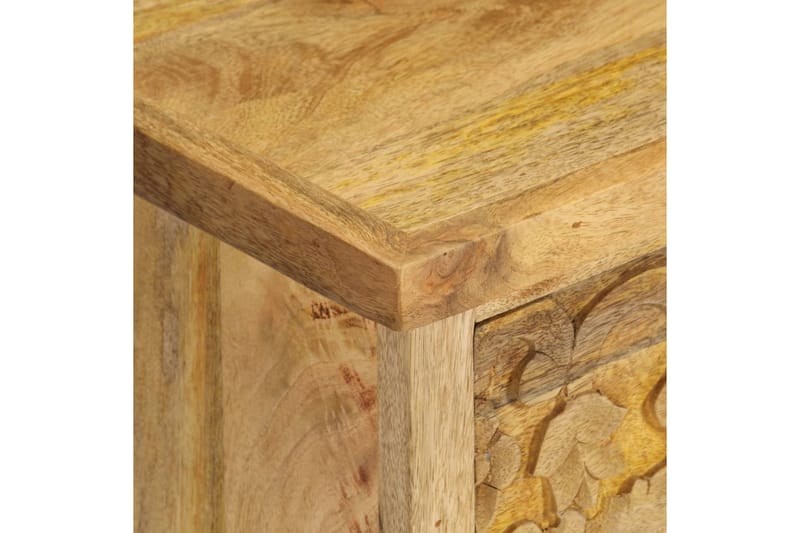 Sängbord massivt mangoträ 40x30x50 cm - Brun - Möbler - Bord & matgrupper - Avlastningsbord - Sängbord & nattduksbord
