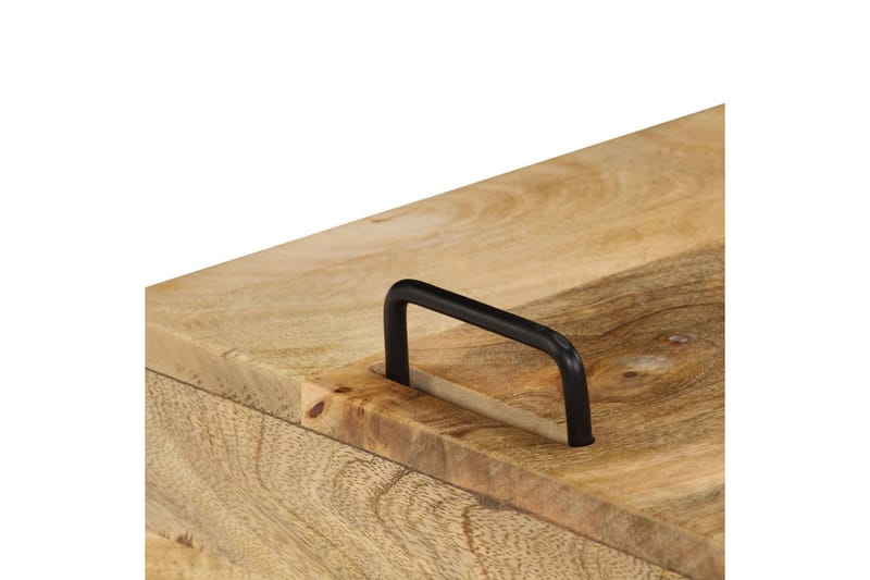 Sängbord massivt mangoträ 40x34x47 cm - Brun - Möbler - Bord & matgrupper - Avlastningsbord - Sängbord & nattduksbord