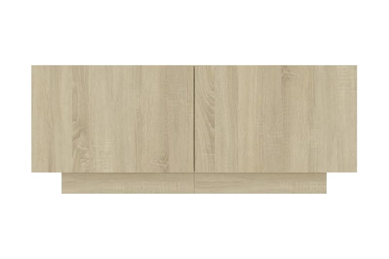 Sängbord sonoma-ek 100x35x40 cm spånskiva - Brun - Möbler - Bord & matgrupper - Avlastningsbord - Sängbord & nattduksbord