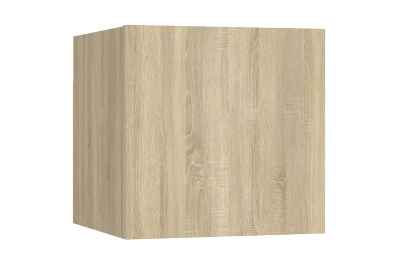 Sängbord sonoma-ek 30,5x30x30 cm spånskiva - Brun - Möbler - Bord & matgrupper - Avlastningsbord - Sängbord & nattduksbord