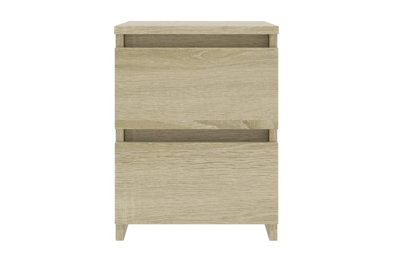 Sängbord sonoma ek 30x30x40 cm spånskiva - Brun - Möbler - Bord & matgrupper - Avlastningsbord - Sängbord & nattduksbord