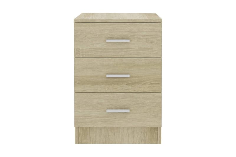 Sängbord sonoma ek 38x35x56 cm spånskiva - Brun - Möbler - Bord & matgrupper - Avlastningsbord - Sängbord & nattduksbord