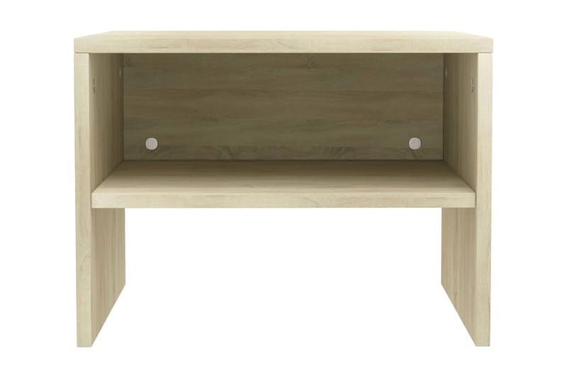 Sängbord sonoma ek 40x30x30 cm spånskiva - Brun - Möbler - Bord & matgrupper - Avlastningsbord - Sängbord & nattduksbord