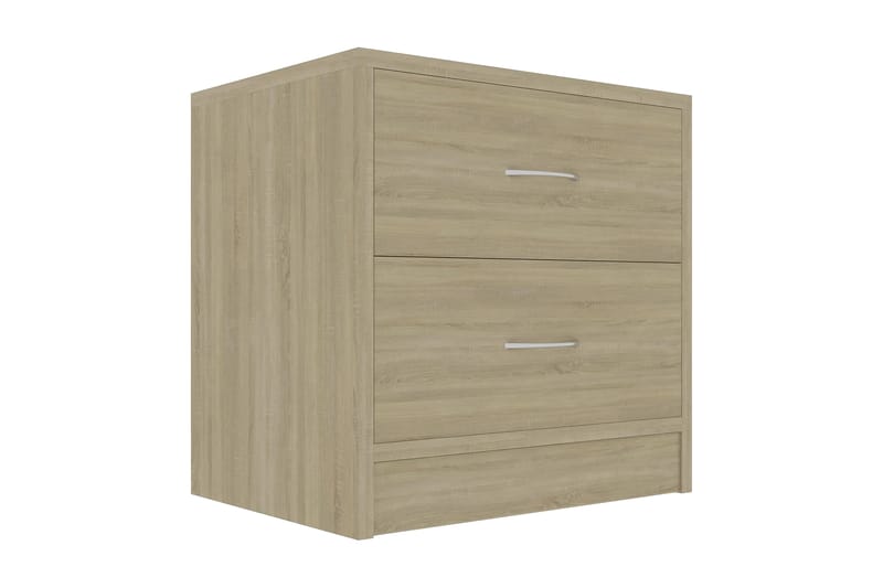 Sängbord sonoma ek 40x30x40 cm spånskiva - Brun - Möbler - Bord & matgrupper - Avlastningsbord - Sängbord & nattduksbord