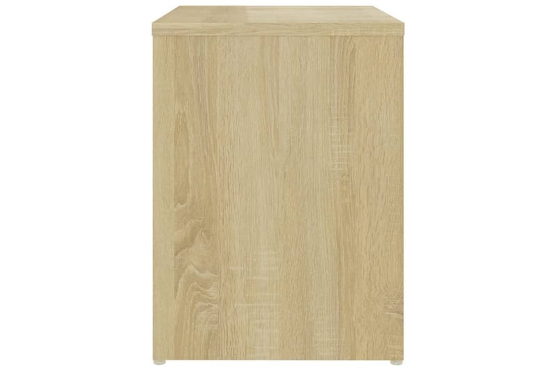Sängbord sonoma ek 40x30x40 cm spånskiva - Brun - Möbler - Bord & matgrupper - Avlastningsbord - Sängbord & nattduksbord