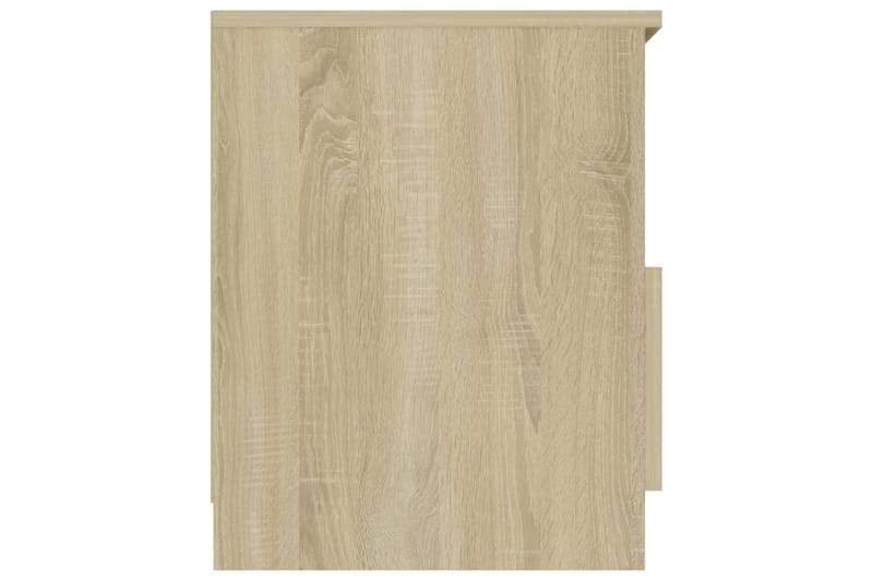 Sängbord sonoma-ek 40x40x50 cm spånskiva - Brun - Möbler - Bord & matgrupper - Avlastningsbord - Sängbord & nattduksbord