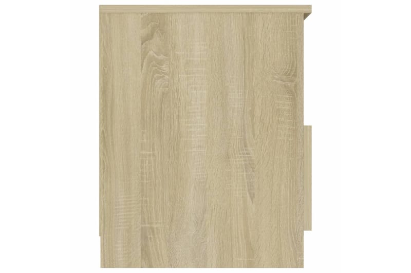 Sängbord sonoma-ek 40x40x50 cm spånskiva - Brun - Möbler - Bord & matgrupper - Avlastningsbord - Sängbord & nattduksbord