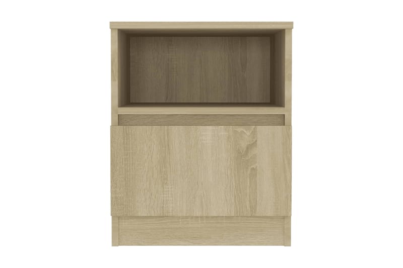 Sängbord sonoma-ek 40x40x50 cm spånskiva - Brun - Möbler - Bord & matgrupper - Avlastningsbord - Sängbord & nattduksbord