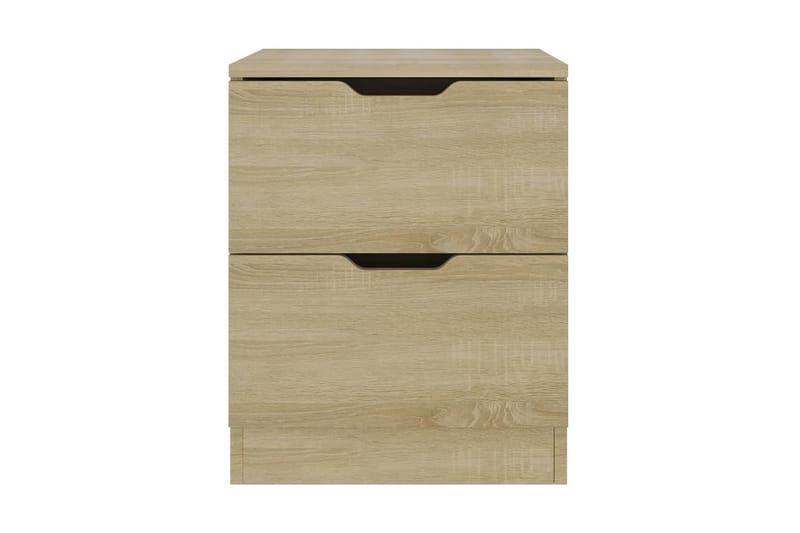 Sängbord sonoma-ek 40x40x50 cm spånskiva - Brun - Möbler - Bord & matgrupper - Avlastningsbord - Sängbord & nattduksbord