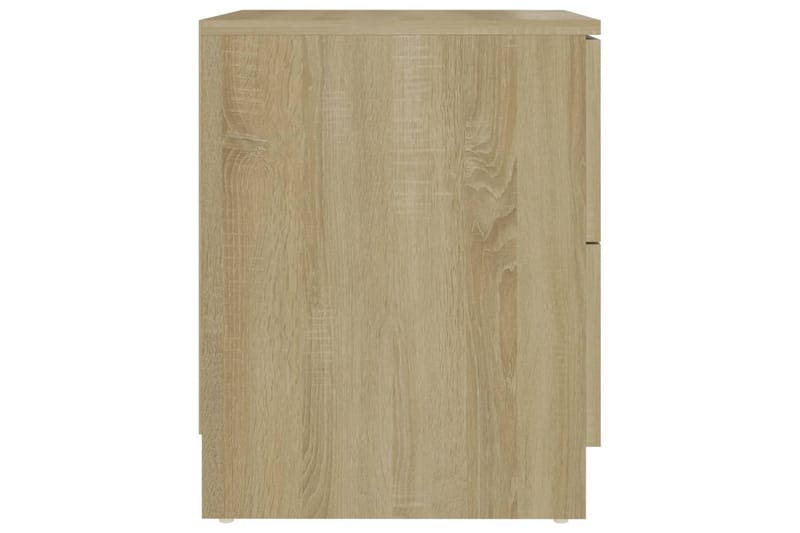 Sängbord sonoma-ek 40x40x50 cm spånskiva - Brun - Möbler - Bord & matgrupper - Avlastningsbord - Sängbord & nattduksbord