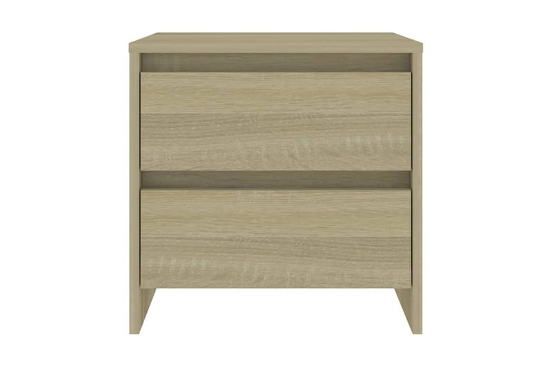 Sängbord sonoma ek 45x34,5x44,5 cm spånskiva - Brun - Sängbord & nattduksbord