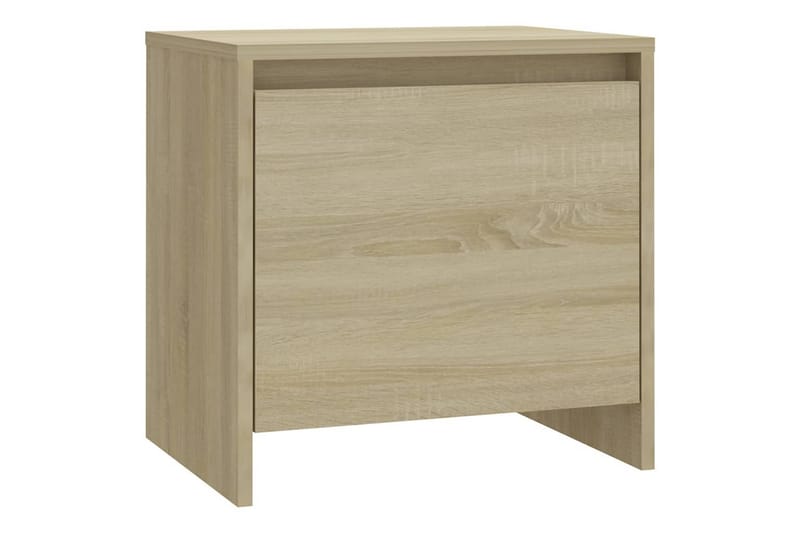 Sängbord sonoma-ek 45x34x44,5 cm spånskiva - Beige - Möbler - Bord & matgrupper - Avlastningsbord - Sängbord & nattduksbord