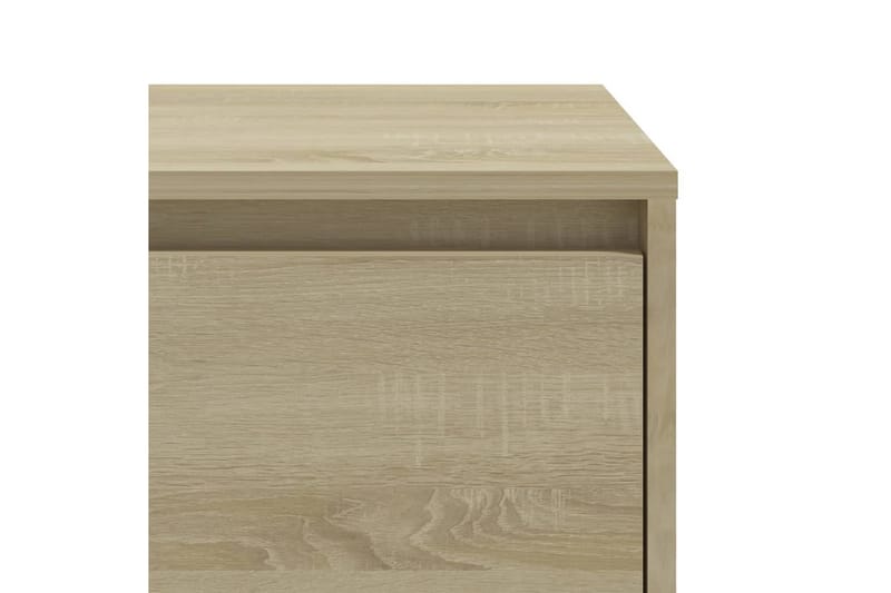Sängbord sonoma-ek 45x34x44,5 cm spånskiva - Beige - Möbler - Bord & matgrupper - Avlastningsbord - Sängbord & nattduksbord