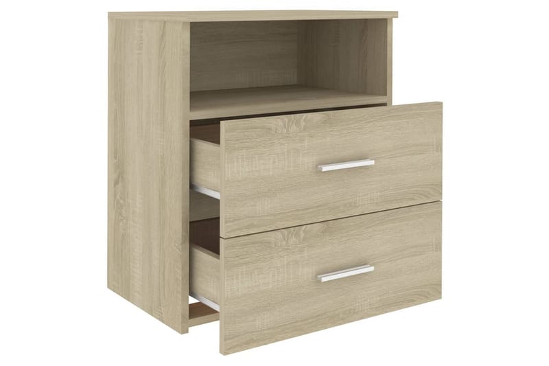 Sängbord sonoma-ek 50x32x60 cm - Brun - Möbler - Bord & matgrupper - Avlastningsbord - Sängbord & nattduksbord