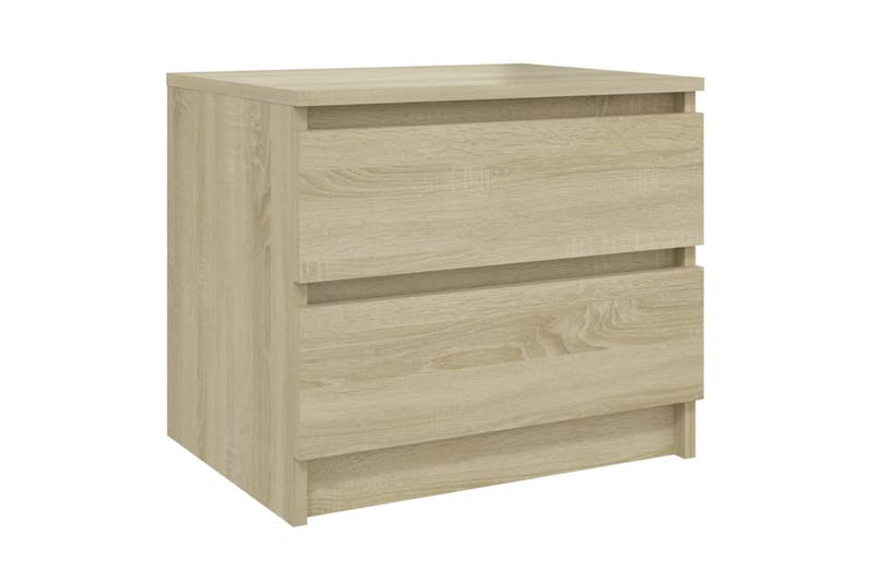 Sängbord sonoma-ek 50x39x43,5 cm spånskiva - Brun - Möbler - Bord & matgrupper - Avlastningsbord - Sängbord & nattduksbord
