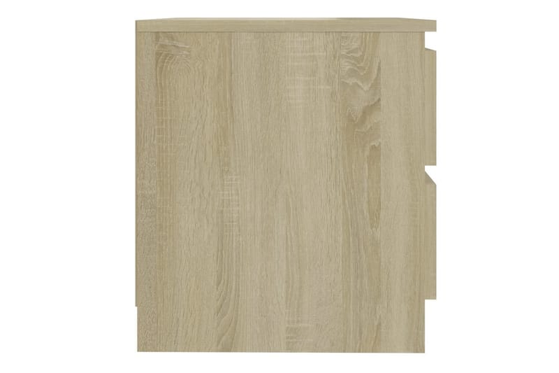Sängbord sonoma-ek 50x39x43,5 cm spånskiva - Brun - Möbler - Bord & matgrupper - Avlastningsbord - Sängbord & nattduksbord