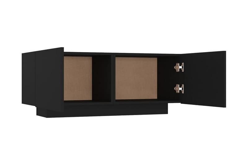 Sängbord svart 100x35x40 cm spånskiva - Svart - Möbler - Bord & matgrupper - Avlastningsbord - Sängbord & nattduksbord