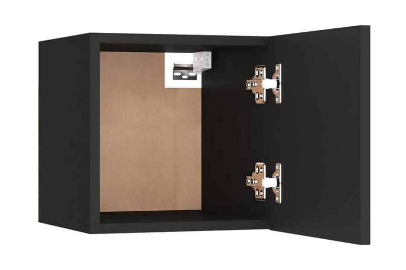 Sängbord svart 30,5x30x30 cm spånskiva - Svart - Möbler - Bord & matgrupper - Avlastningsbord - Sängbord & nattduksbord