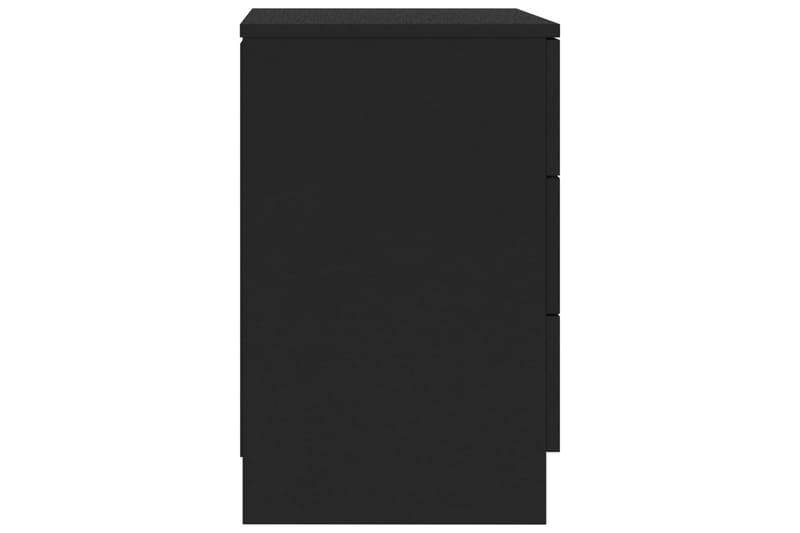 Sängbord svart 38x35x56 cm spånskiva - Svart - Möbler - Bord & matgrupper - Avlastningsbord - Sängbord & nattduksbord