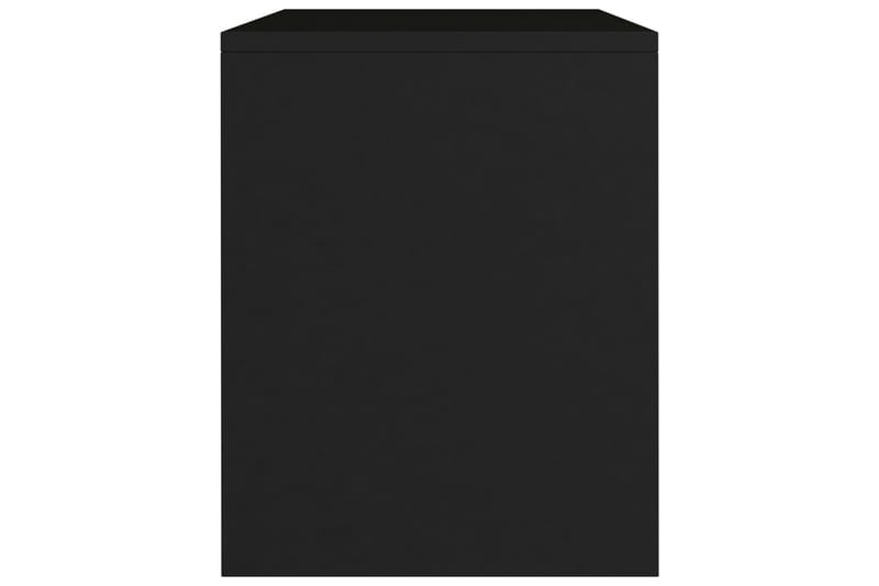 Sängbord svart 40x30x40 cm spånskiva - Svart - Sängbord & nattduksbord