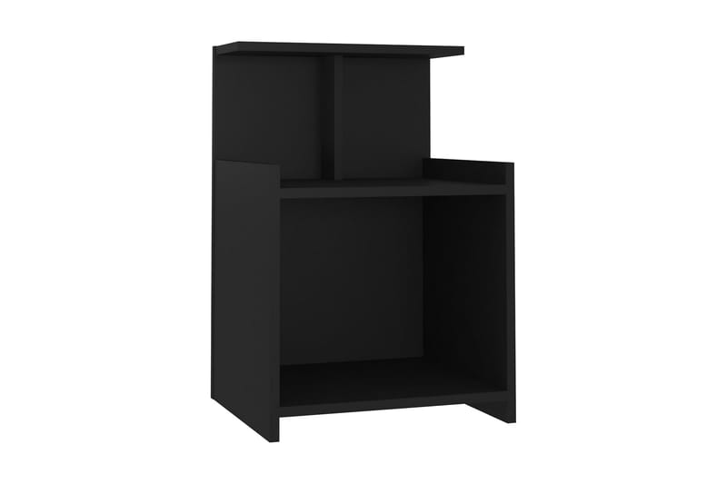 Sängbord svart 40x35x60 cm spånskiva - Svart - Möbler - Bord & matgrupper - Avlastningsbord - Sängbord & nattduksbord