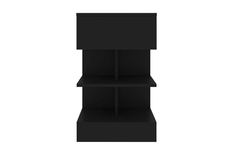 Sängbord svart 40x35x65 cm spånskiva - Svart - Möbler - Bord & matgrupper - Avlastningsbord - Sängbord & nattduksbord