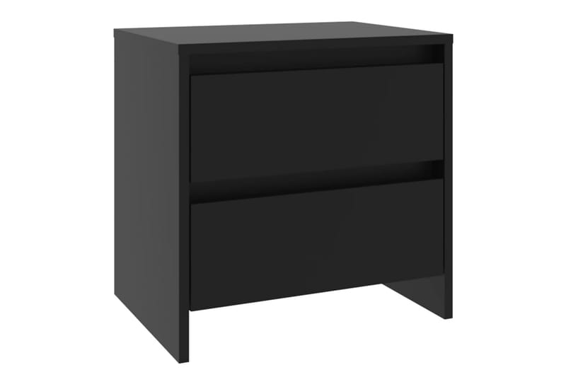 Sängbord svart 45x34,5x44,5 cm spånskiva - Svart - Möbler - Bord & matgrupper - Avlastningsbord - Sängbord & nattduksbord