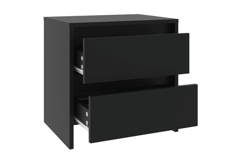 Sängbord svart 45x34,5x44,5 cm spånskiva - Svart - Möbler - Bord & matgrupper - Avlastningsbord - Sängbord & nattduksbord