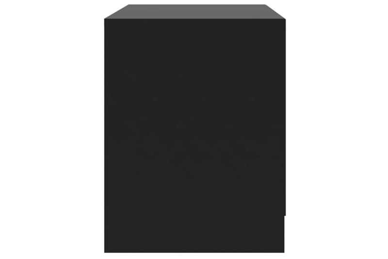 Sängbord svart 45x34,5x44,5 cm spånskiva - Svart - Möbler - Bord & matgrupper - Avlastningsbord - Sängbord & nattduksbord