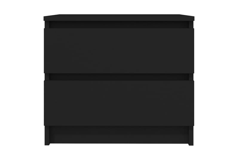 Sängbord svart 50x39x43,5 cm spånskiva - Svart - Möbler - Bord & matgrupper - Avlastningsbord - Sängbord & nattduksbord