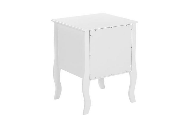 Sängbord vit 2 lådor LANE - Vit - Möbler - Bord & matgrupper - Avlastningsbord - Sängbord & nattduksbord