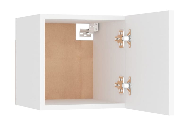 Sängbord vit 30,5x30x30 cm spånskiva - Vit - Möbler - Bord & matgrupper - Avlastningsbord - Sängbord & nattduksbord