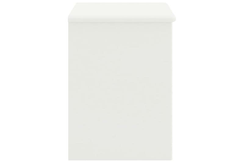 Sängbord vit 35x30x40 cm massiv furu - Vit - Möbler - Bord & matgrupper - Avlastningsbord - Sängbord & nattduksbord