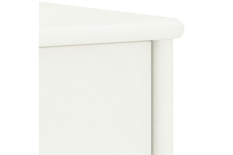 Sängbord vit 35x30x40 cm massiv furu - Vit - Möbler - Bord & matgrupper - Avlastningsbord - Sängbord & nattduksbord
