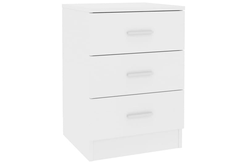 Sängbord vit 38x35x56 cm spånskiva - Vit - Möbler - Bord & matgrupper - Avlastningsbord - Sängbord & nattduksbord
