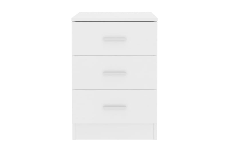 Sängbord vit 38x35x56 cm spånskiva - Vit - Möbler - Bord & matgrupper - Avlastningsbord - Sängbord & nattduksbord