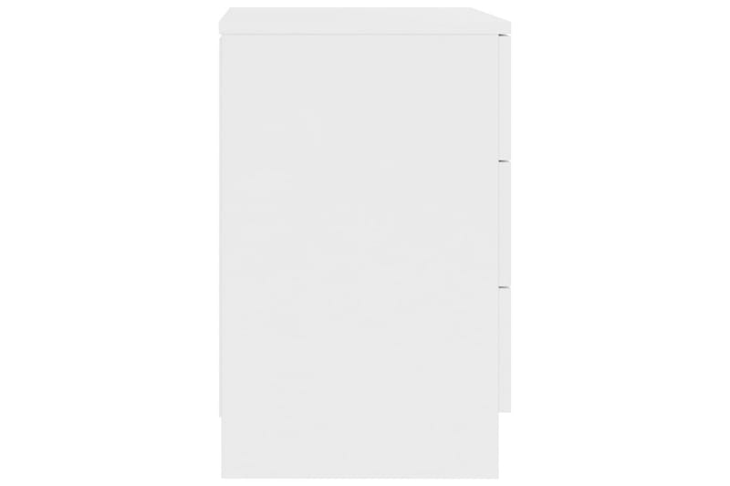 Sängbord vit 38x35x56 cm spånskiva - Vit - Möbler - Bord & matgrupper - Avlastningsbord - Sängbord & nattduksbord