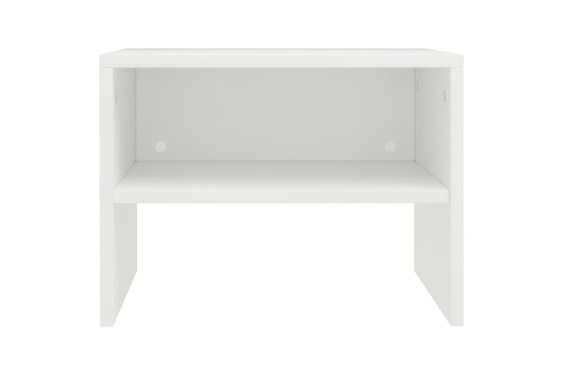Sängbord vit 40x30x30 cm spånskiva - Vit - Möbler - Bord & matgrupper - Avlastningsbord - Sängbord & nattduksbord