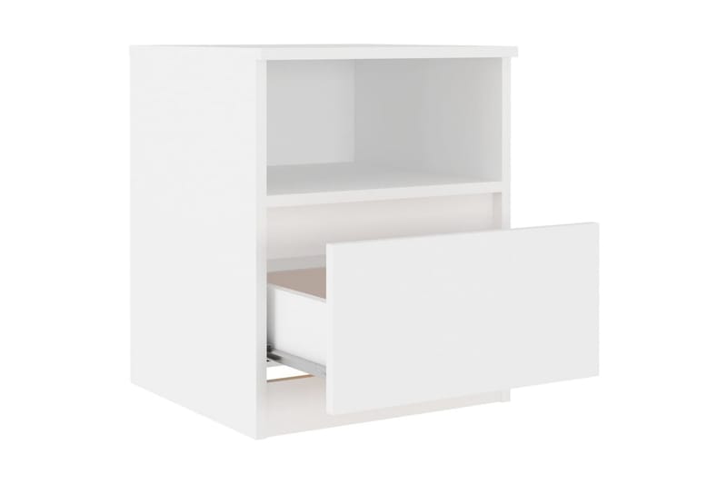 Sängbord vit 40x40x50 cm spånskiva - Vit - Möbler - Bord & matgrupper - Avlastningsbord - Sängbord & nattduksbord