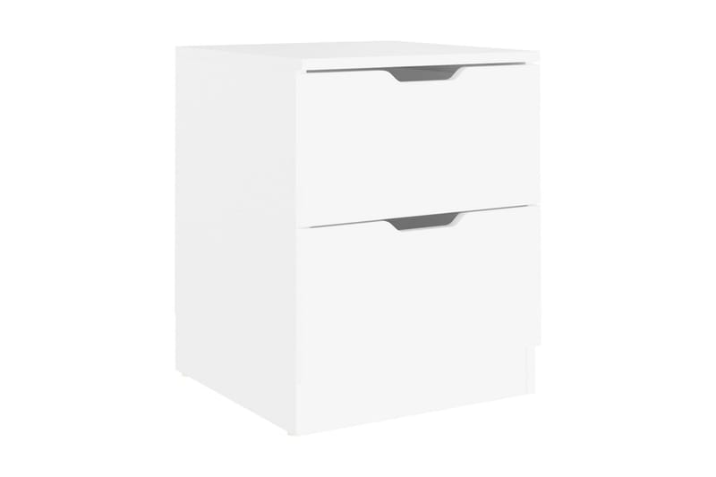 Sängbord vit 40x40x50 cm spånskiva - Vit - Möbler - Bord & matgrupper - Avlastningsbord - Sängbord & nattduksbord