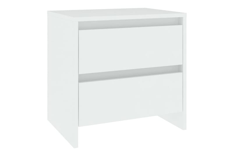 Sängbord vit 45x34,5x44,5 cm spånskiva - Vit - Möbler - Bord & matgrupper - Avlastningsbord - Sängbord & nattduksbord