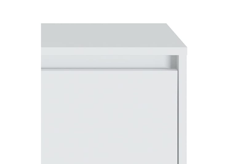 Sängbord vit 45x34x44,5 cm spånskiva - Vit - Möbler - Bord & matgrupper - Avlastningsbord - Sängbord & nattduksbord