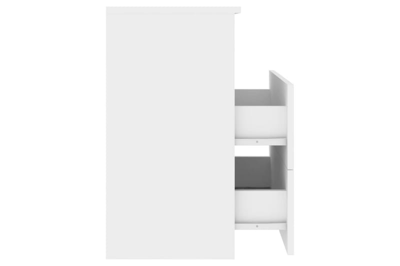 Sängbord vit 50x32x60 cm - Vit - Möbler - Bord & matgrupper - Avlastningsbord - Sängbord & nattduksbord
